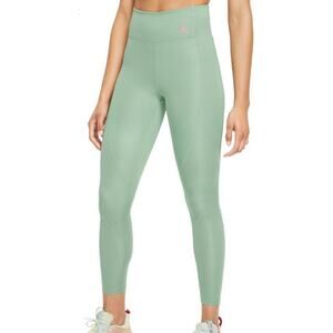 Jordan Women's Essential Tight Fit 7/8 Legging In Steam & ‎ Sunset Pulse Small